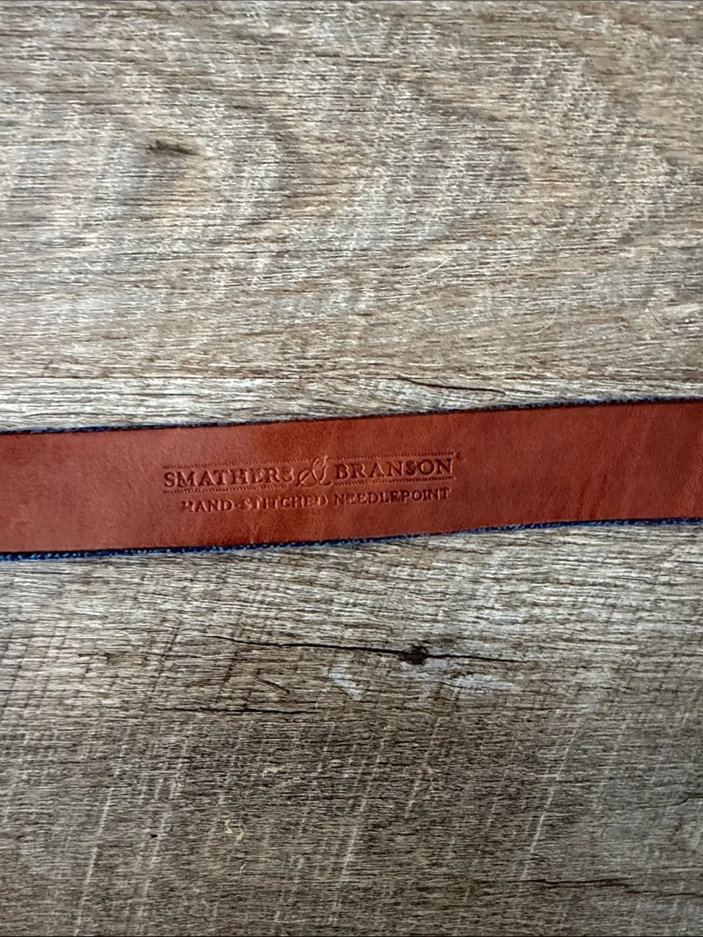 Smathers and Branson Old Chatham Belt Sz 44